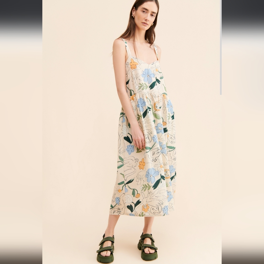 Eve Gravel Lily Midi Dress